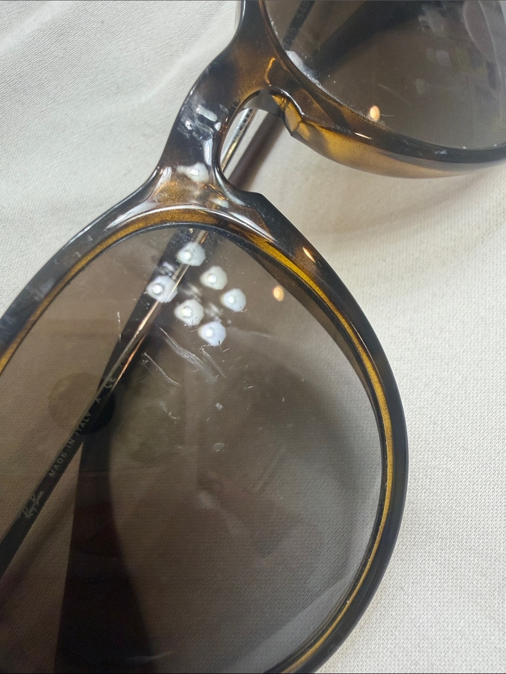 Ray-Ban Tortoiseshell Frame Sunglasses with Brown Lenses - Picture 5 of 5